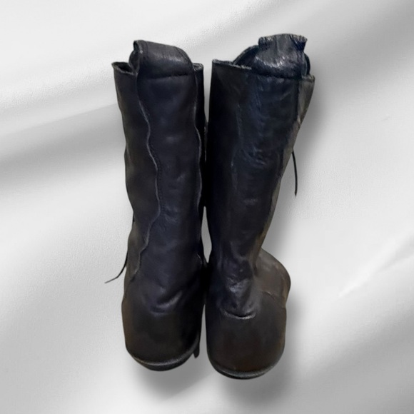 Dingo Black Leather Boots - Picture 3 of 8